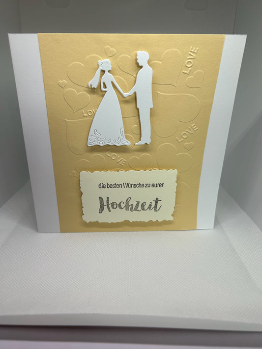 Die beste Wünsche zur eurer Hochzeit