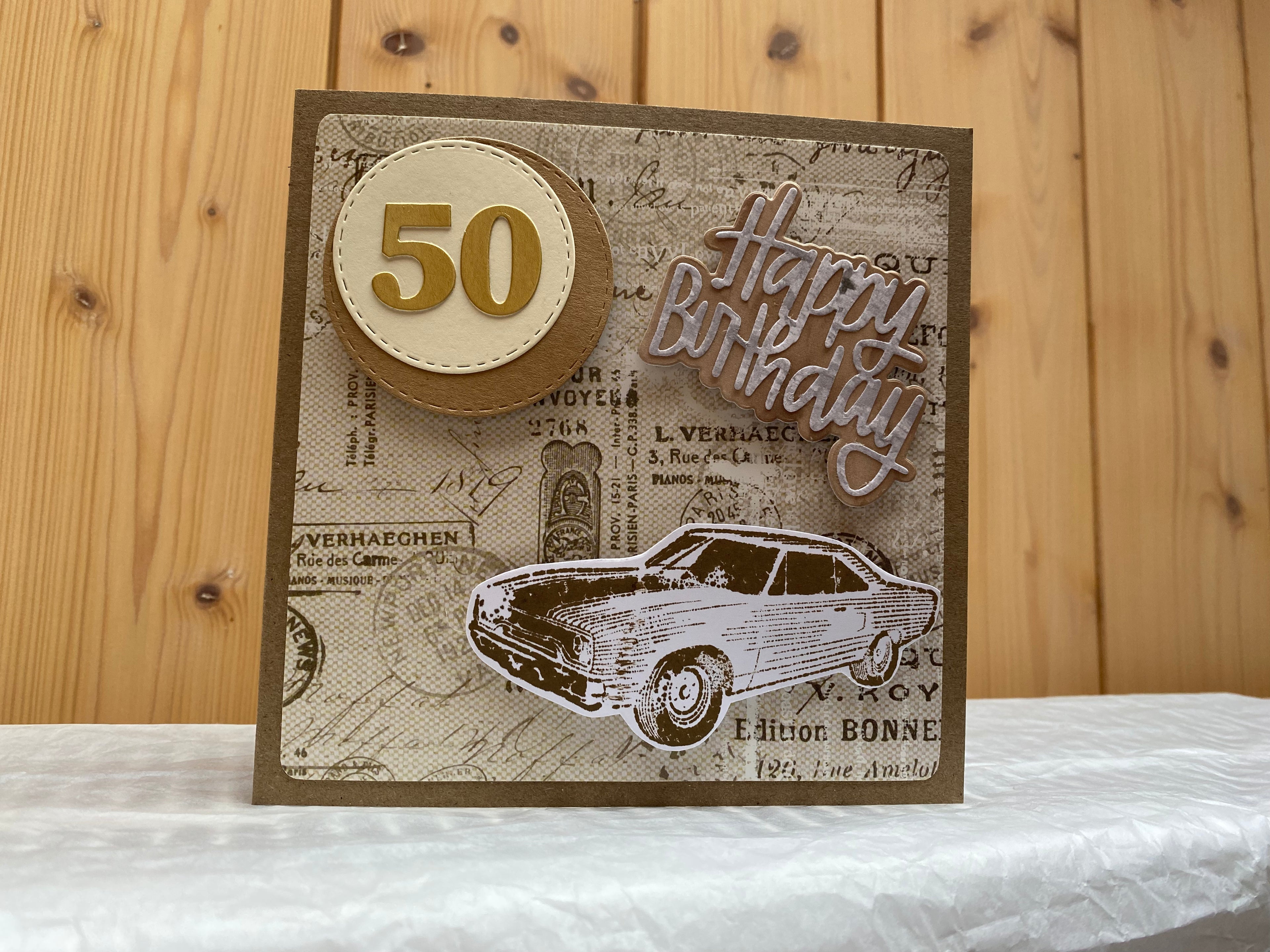 Geburtstagskarte 50 Jahre